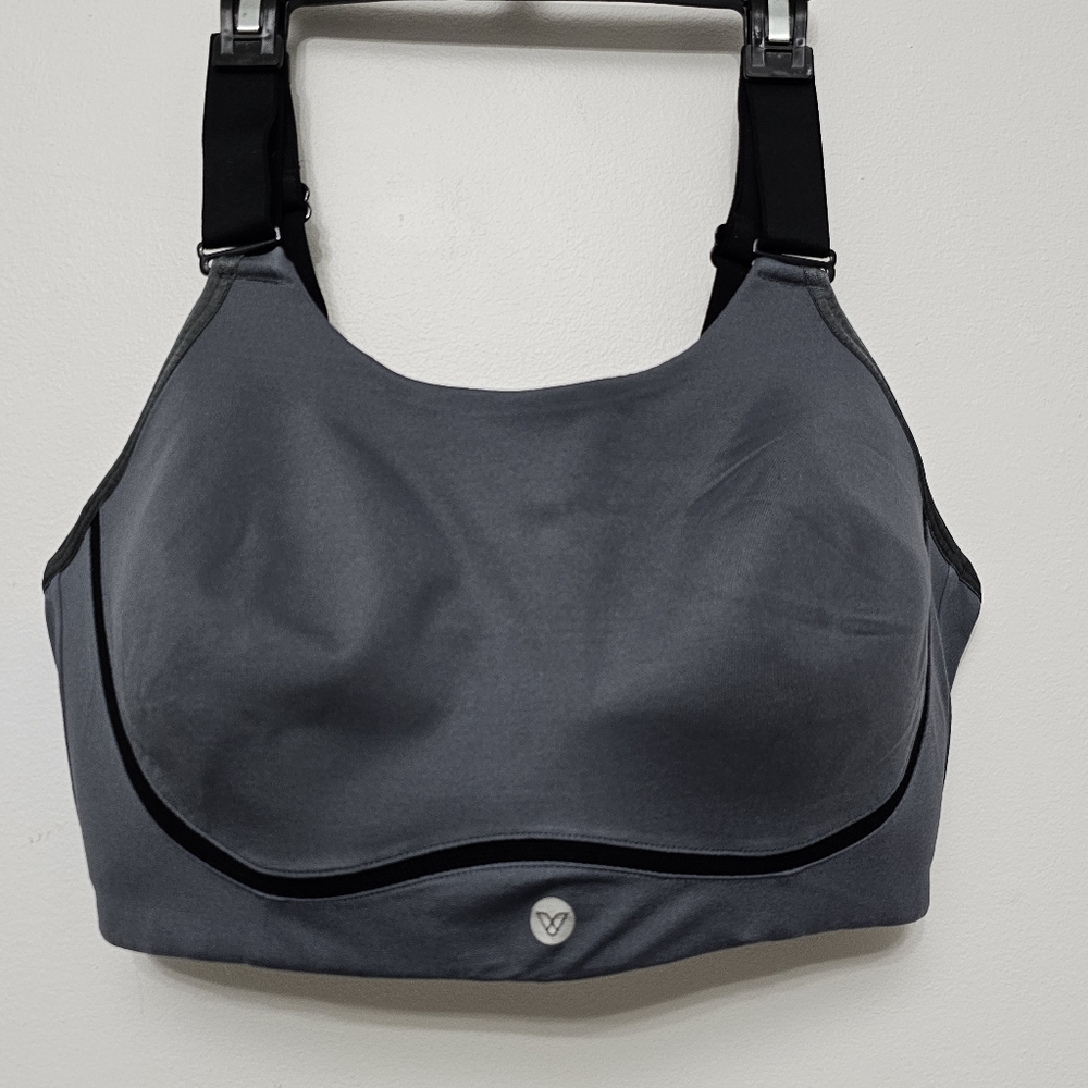 LIVI Active Lane Bryant Charcoal Volta High-Impact  Sports Bra Size 38 DDD - Picture 3 of 13